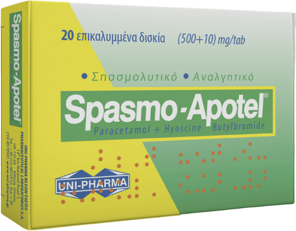 Spasmo Apotel tab (50+10)mg